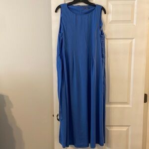 J.McLaughlin Dress size L very good condition color blue length 46” bust 36/38”